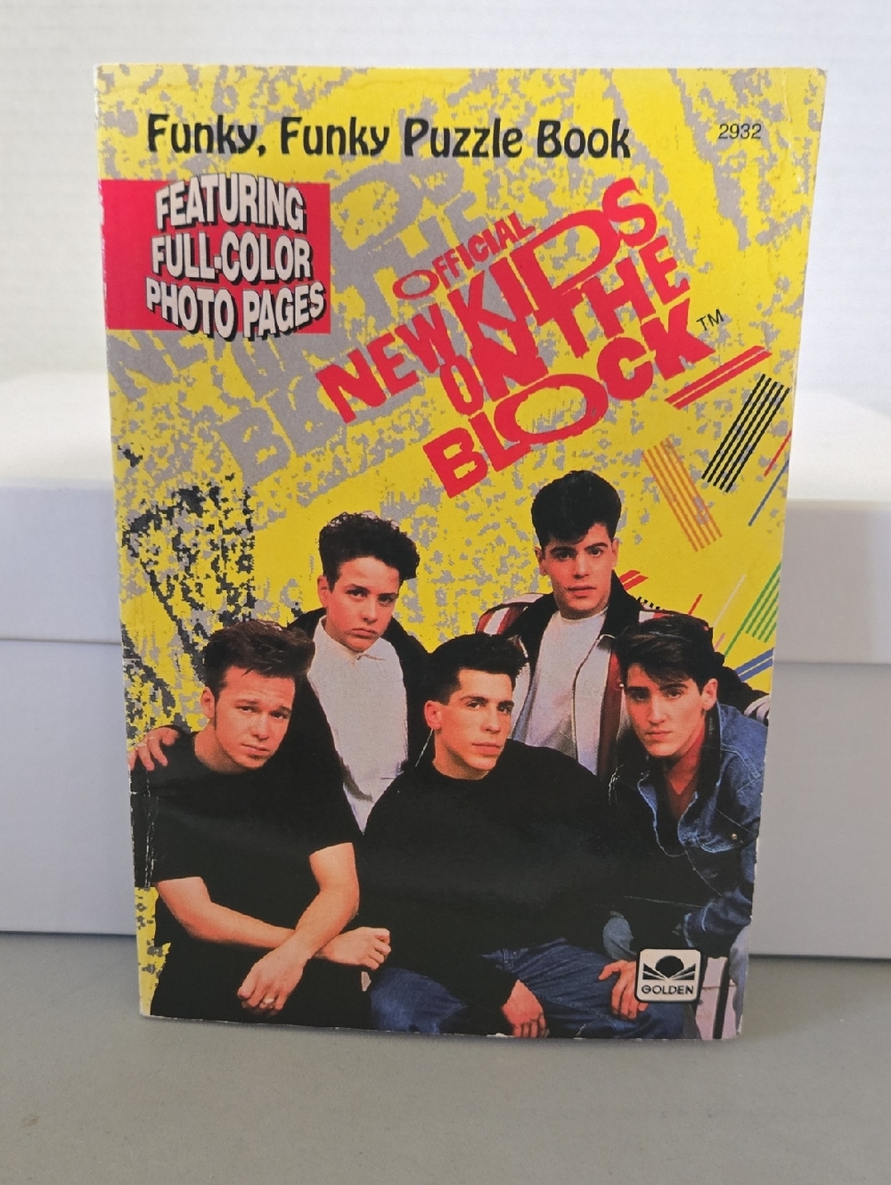 Official New Kids on the Block Funky Puzzle Book - Yellow